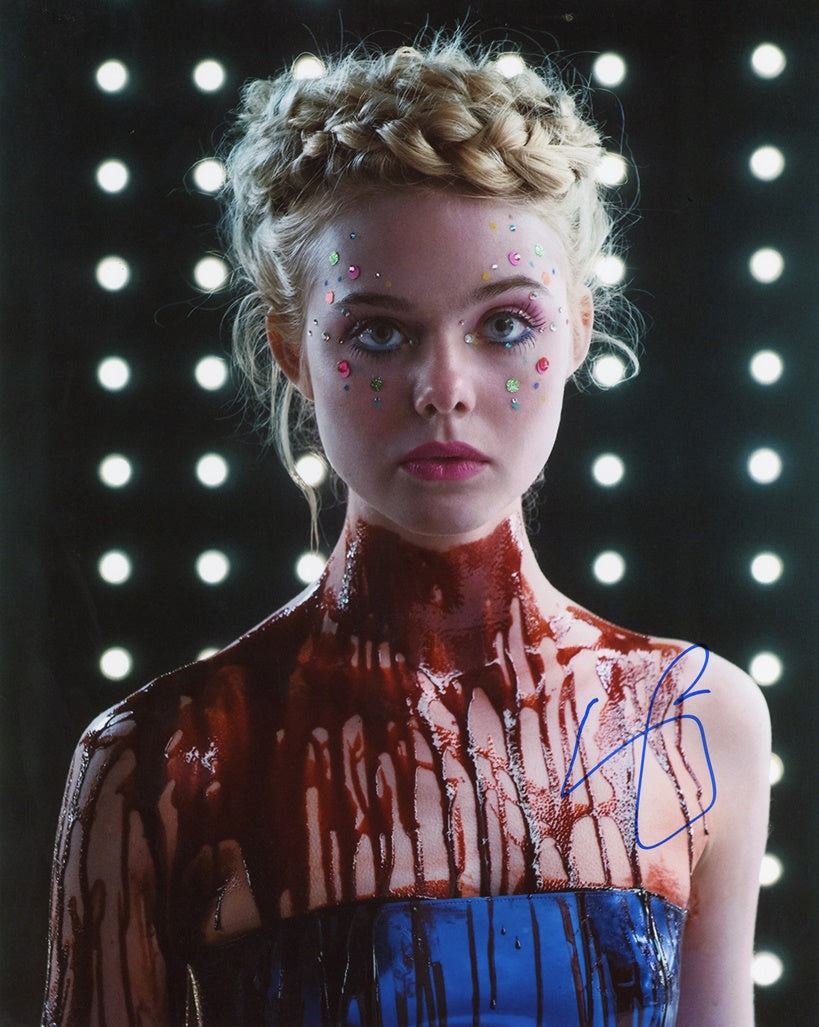 Elle Fanning Signed 8x10 Photo - Video Proof