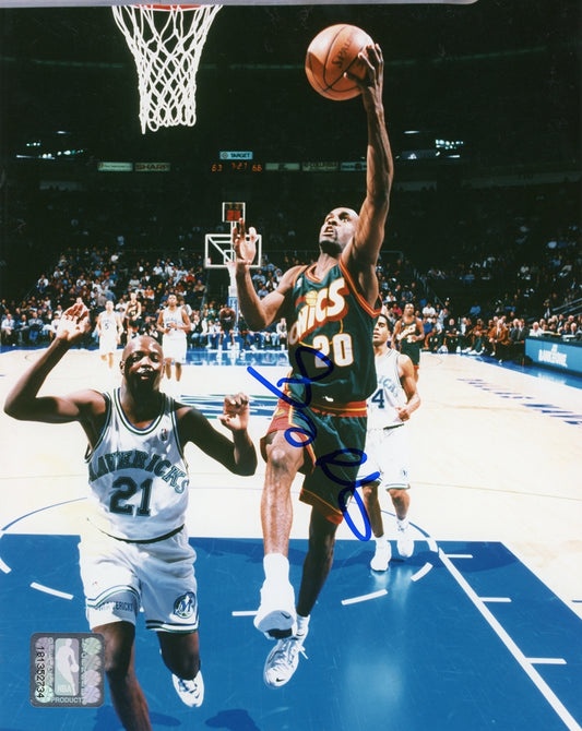 Gary Payton Signed 8x10 Photo
