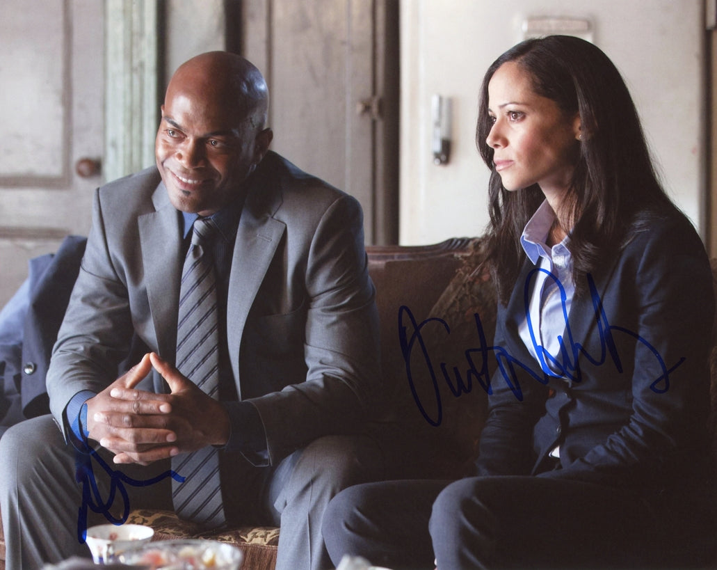 Victoria Cartagena & Andrew Stewart-Jones Signed 8x10 Photo