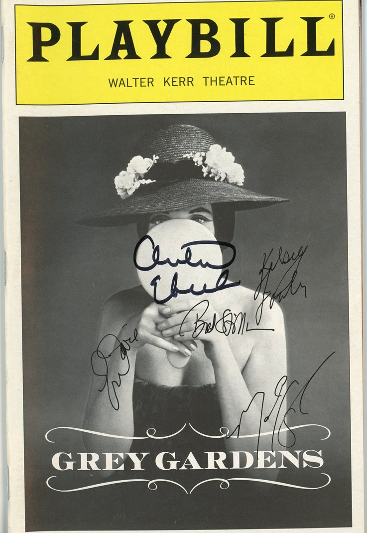 Grey Gardens Signed Playbill