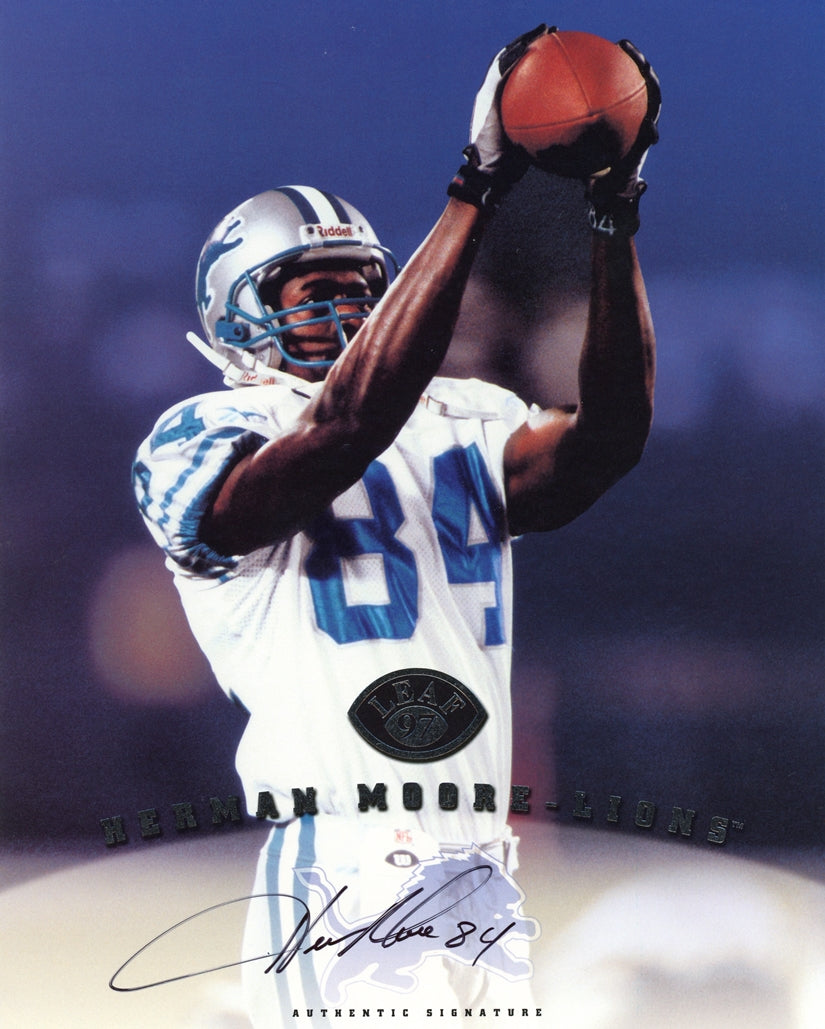 Herman Moore Signed 8x10 Photo