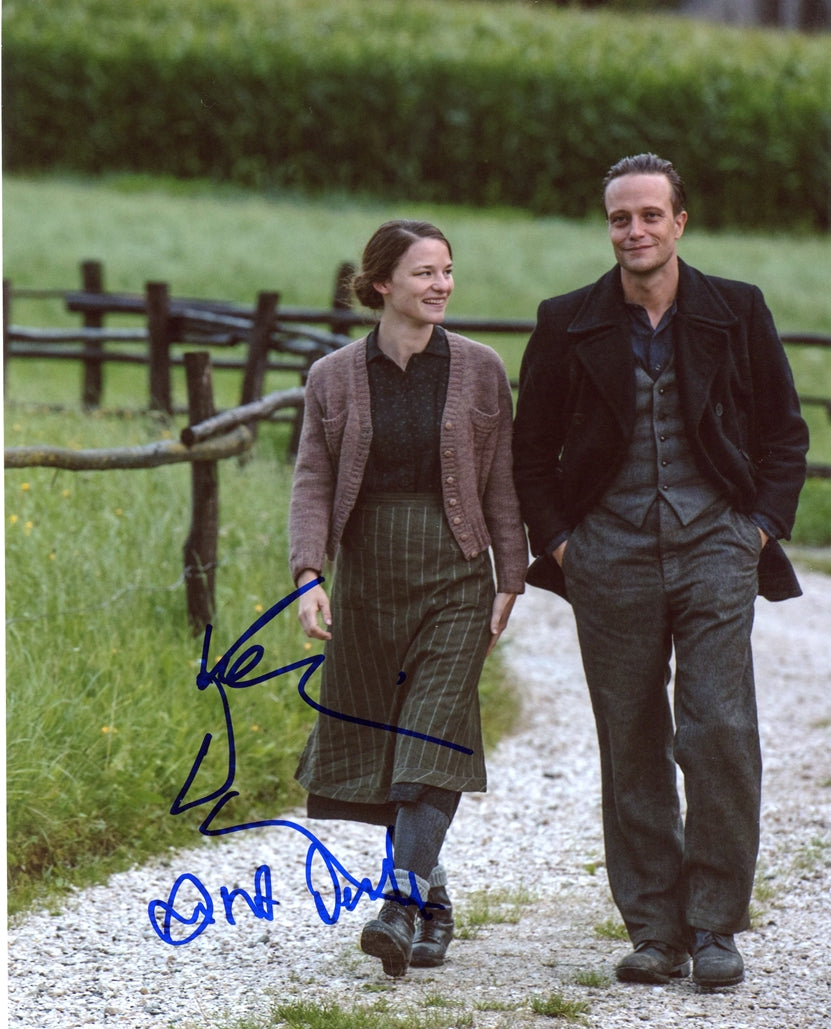 Valerie Pachner & August Diehl Signed 8x10 Photo