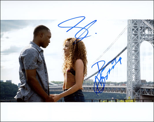 Leslie Grace & Corey Hawkins Signed 8x10 Photo