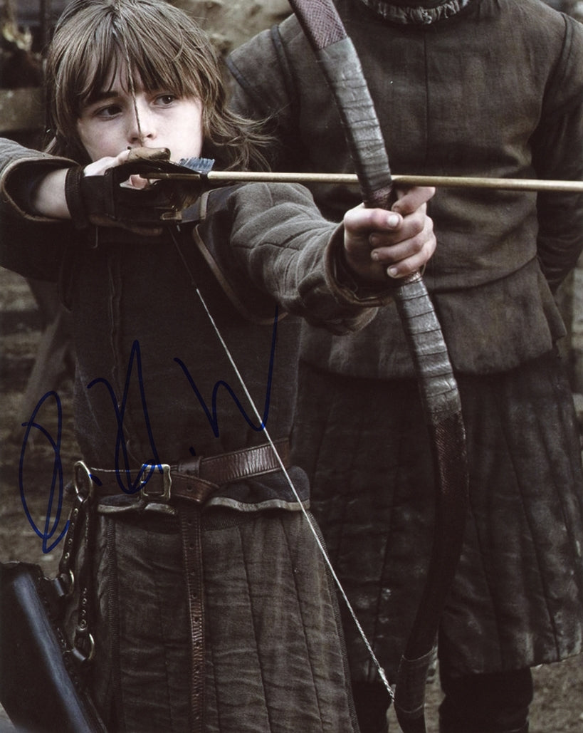 Isaac Hempstead-Wright Signed 8x10 Photo