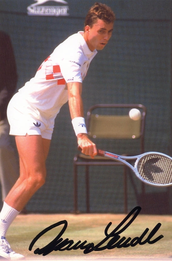 Ivan Lendl Signed 4x6 Photo