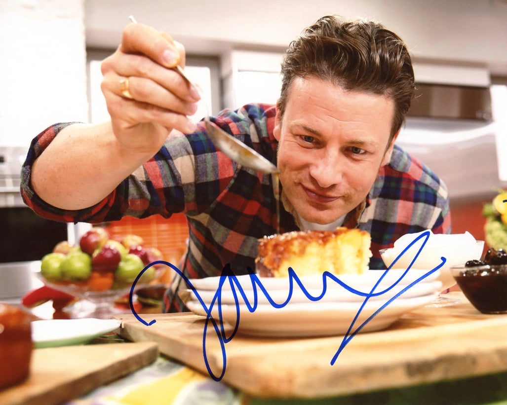 Jamie Oliver Signed 8x10 Photo - Video Proof