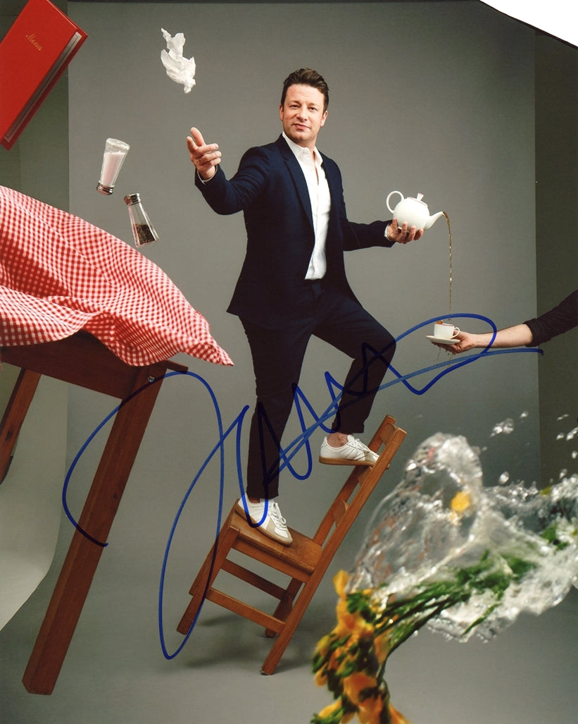 Jamie Oliver Signed 8x10 Photo - Video Proof