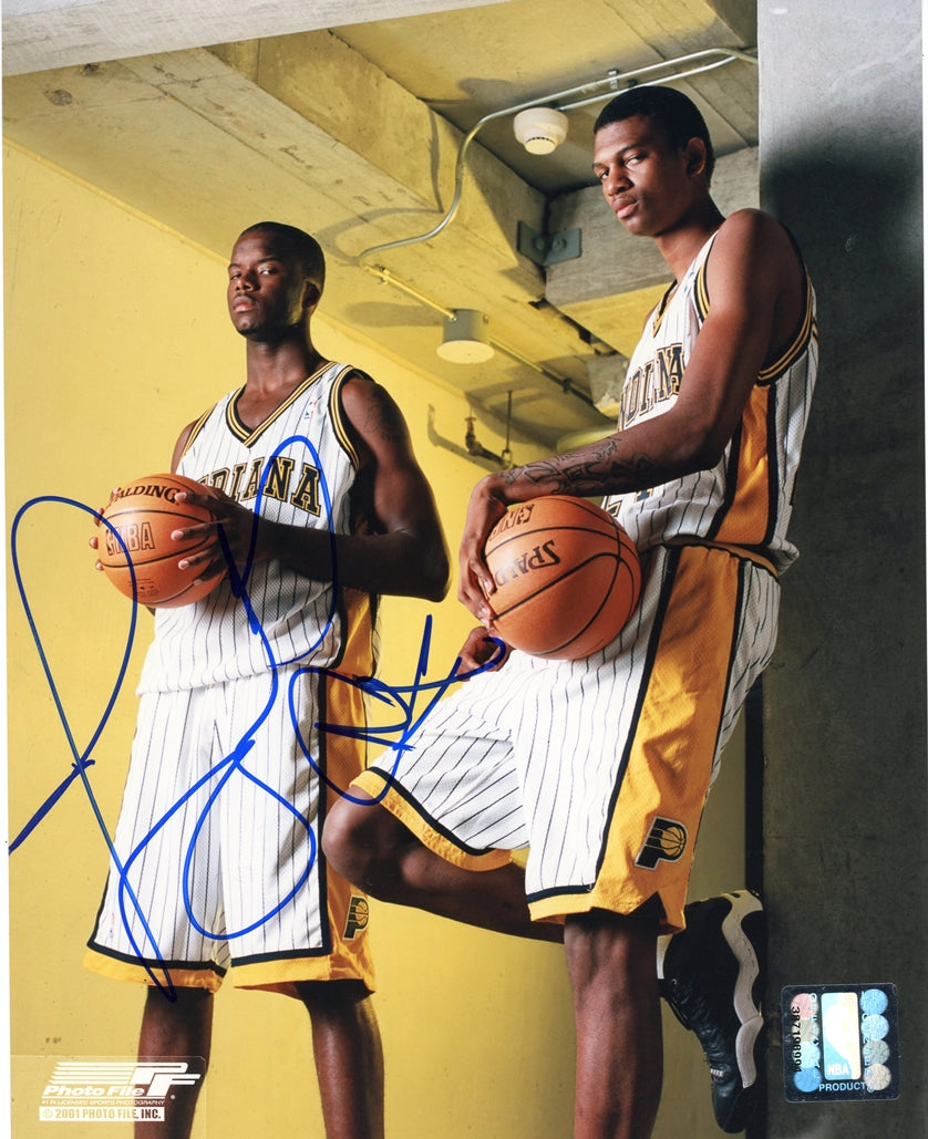 Jermaine O'Neal & Jonathan Bender Signed 8x10 Photo