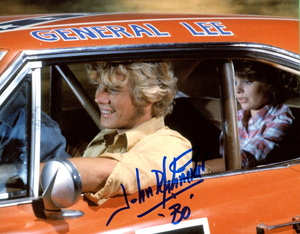 John Schneider Signed 8x10 Photo - Proof