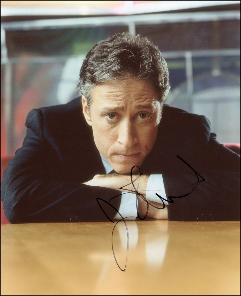 Jon Stewart Signed 8x10 Photo - Video Proof