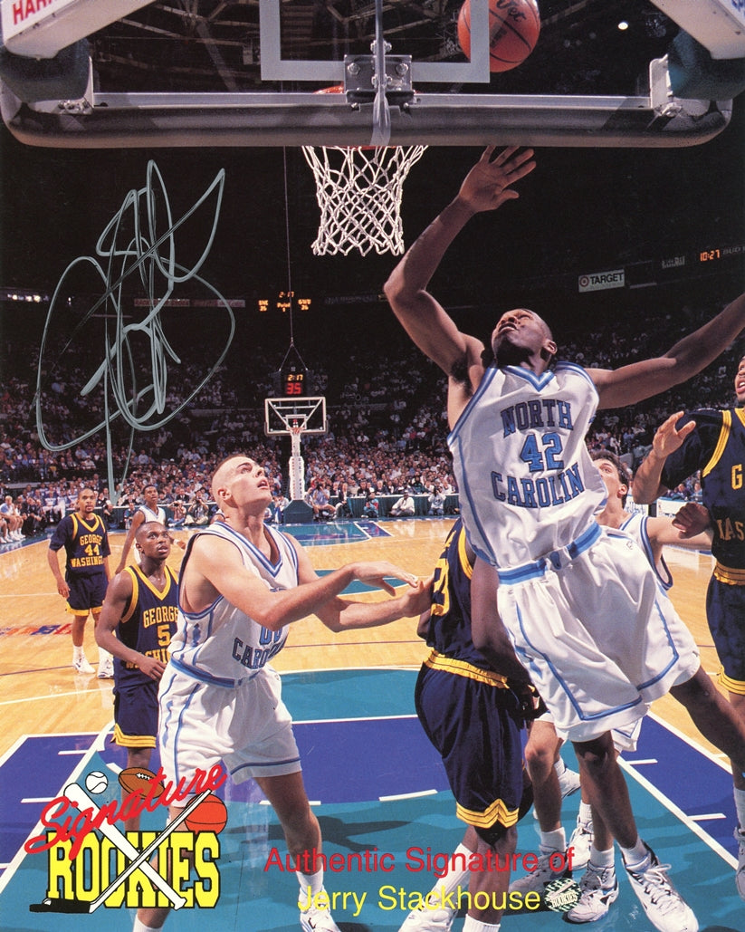 Jerry Stackhouse Signed 8x10 Photo