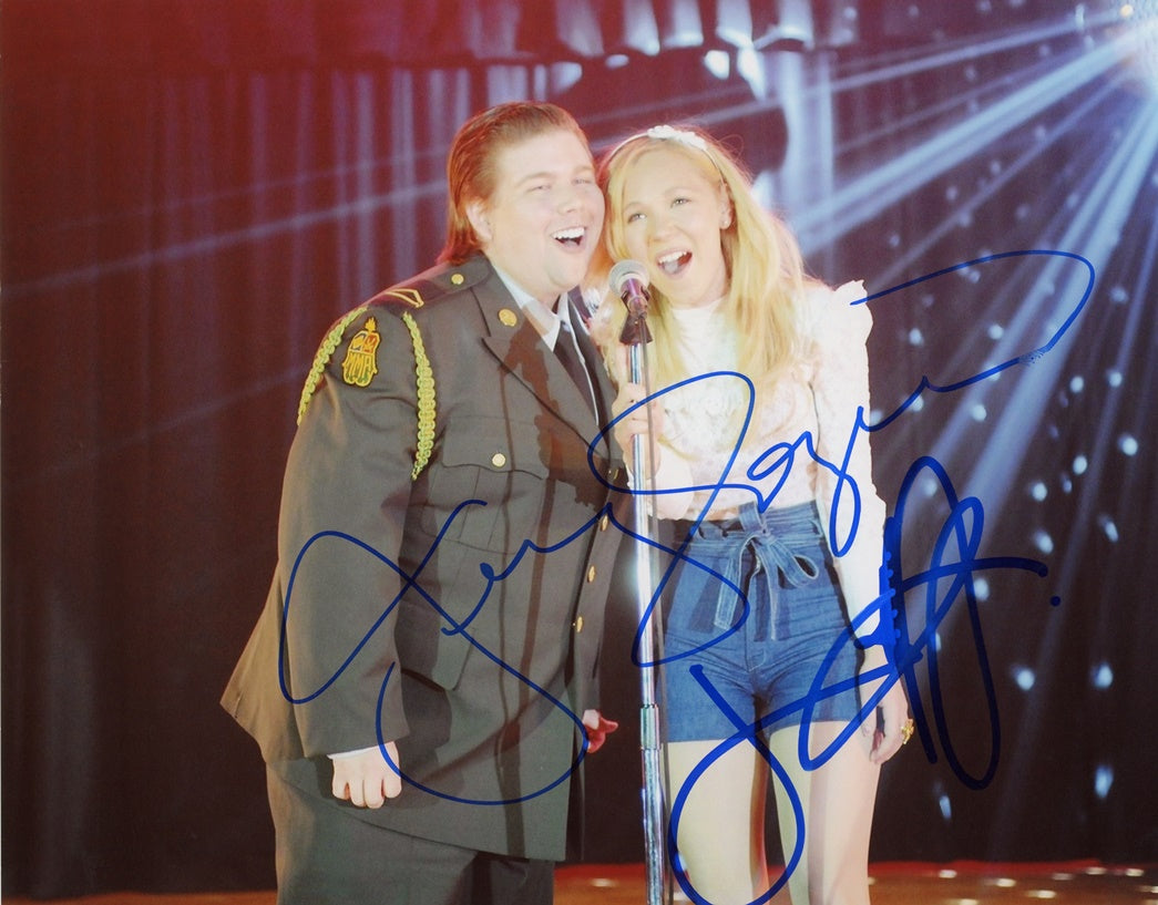 Juno Temple & Jeremy Dozier Signed 8x10 Photo