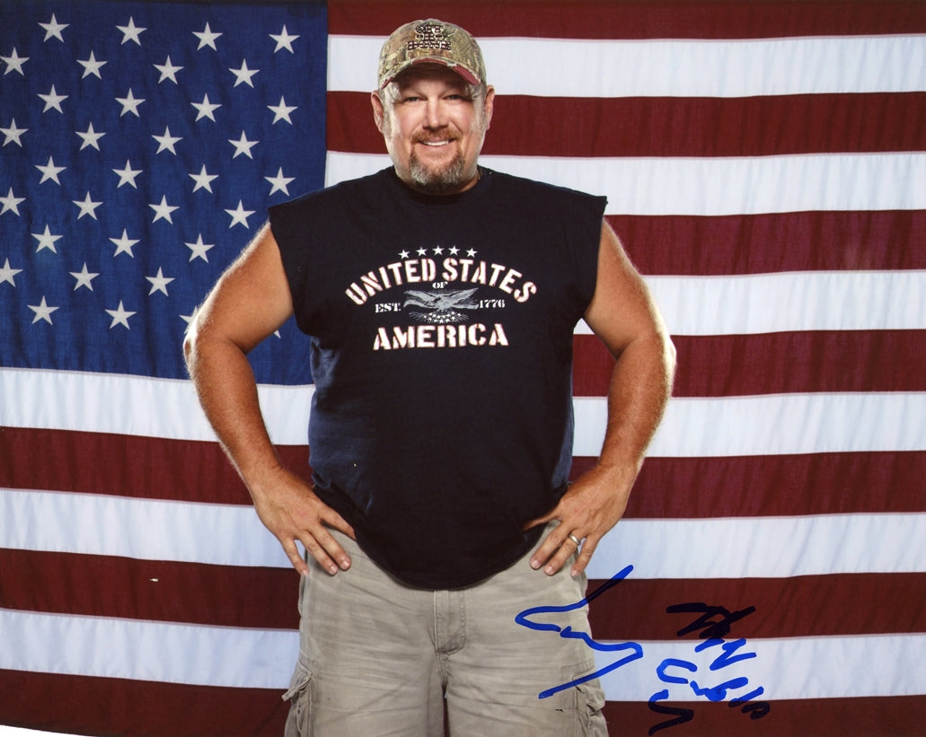 Larry the Cable Guy Signed 8x10 Photo