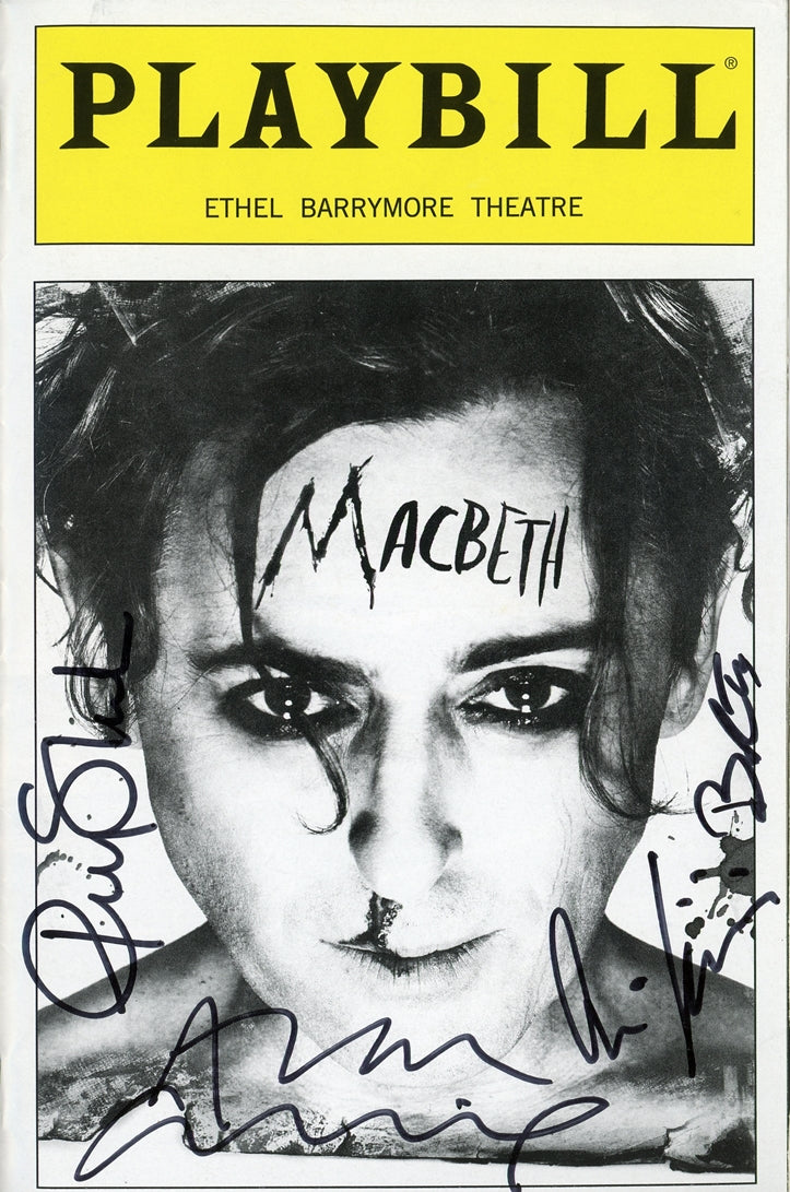 Macbeth Signed Playbill