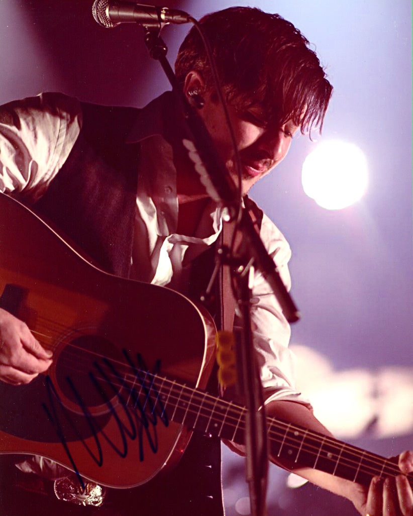 Marcus Mumford Signed 8x10 Photo