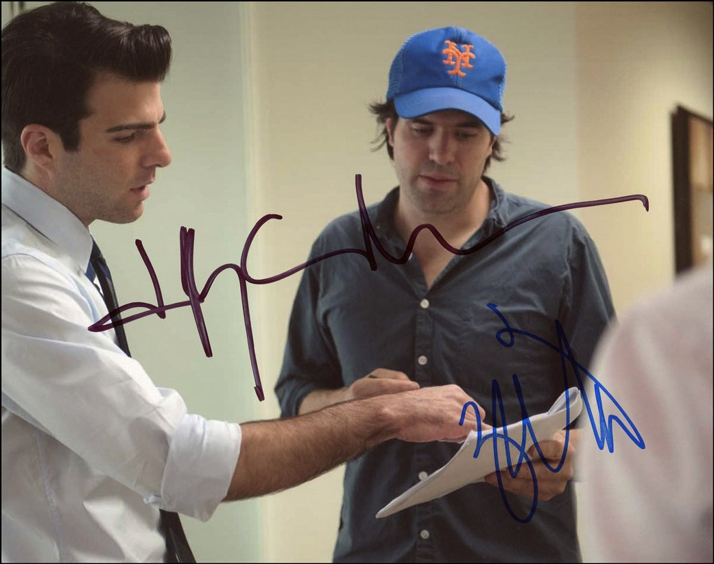 JC Chandor & Zachary Quinto Signed 8x10 Photo