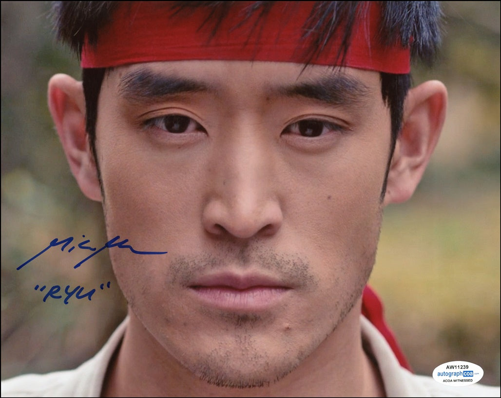 Mike Moh Signed 8x10 Photo - Proof