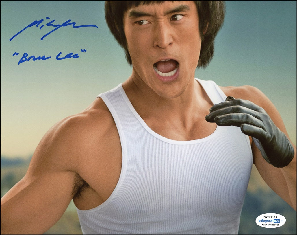 Mike Moh Signed 8x10 Photo - Proof