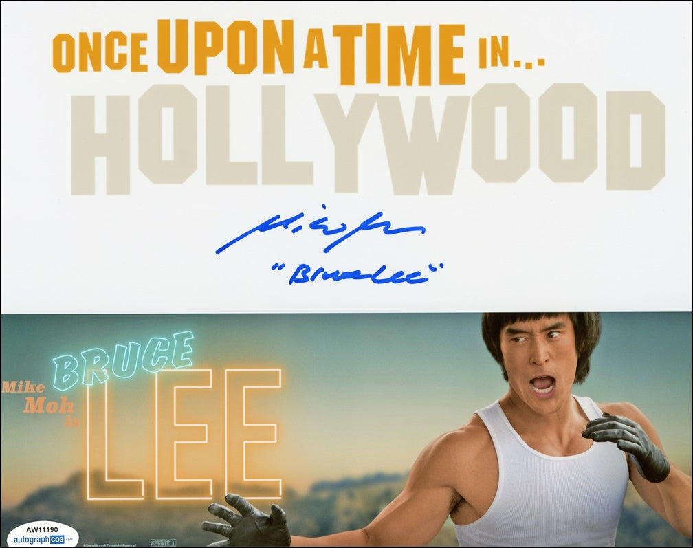 Mike Moh Signed 8x10 Photo - Proof