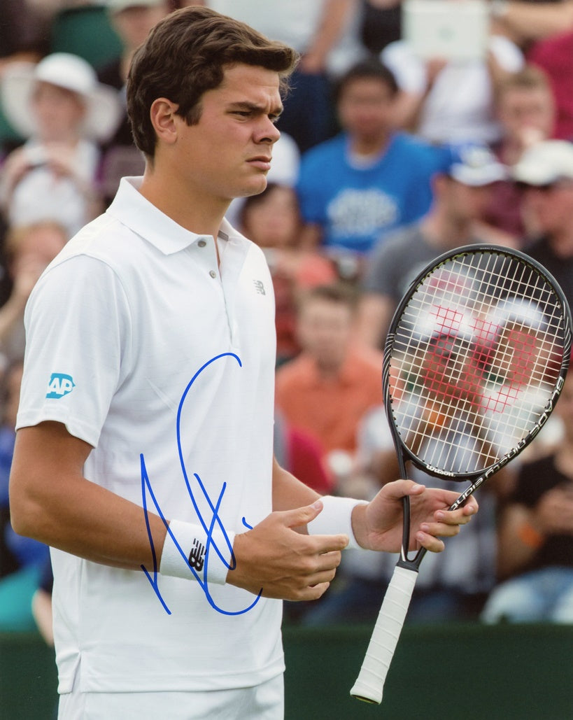 Milos Raonic Signed 8x10 Photo