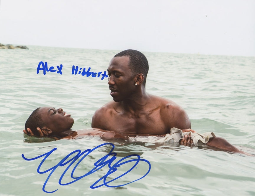 Mahershala Ali & Alex Hibbert Signed 8x10 Photo