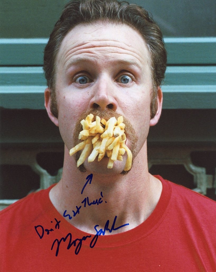 Morgan Spurlock Signed 8x10 Photo