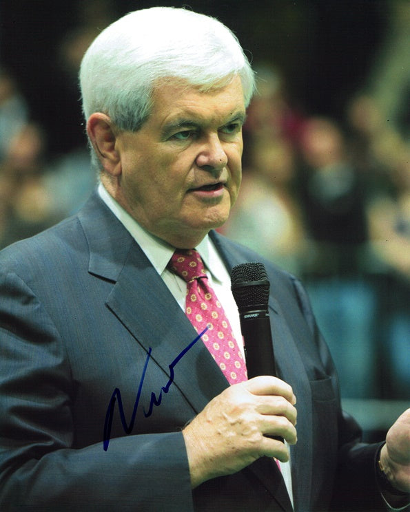 Newt Gingrich Signed 8x10 Photo