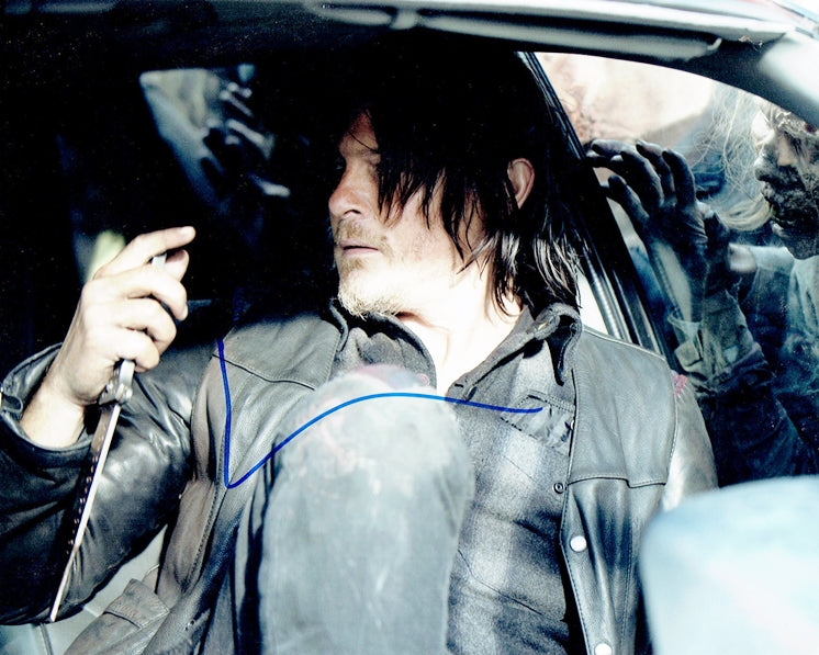 Norman Reedus Signed 8x10 Photo - Video Proof