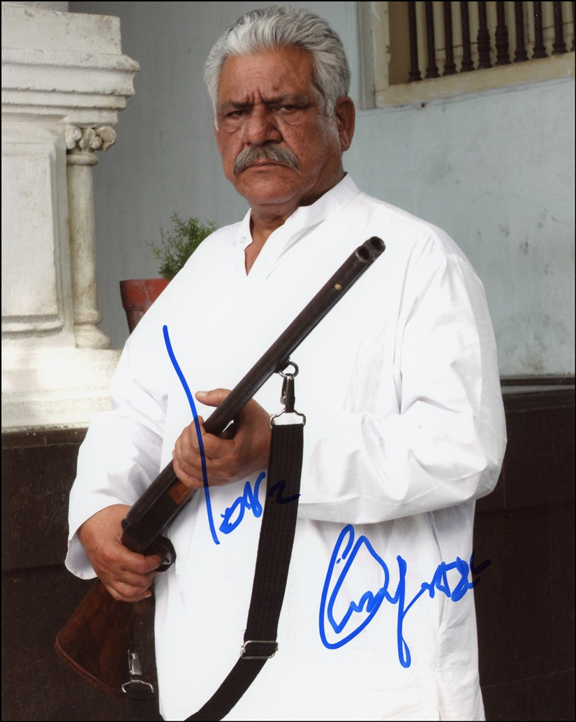 Om Puri Signed 8x10 Photo