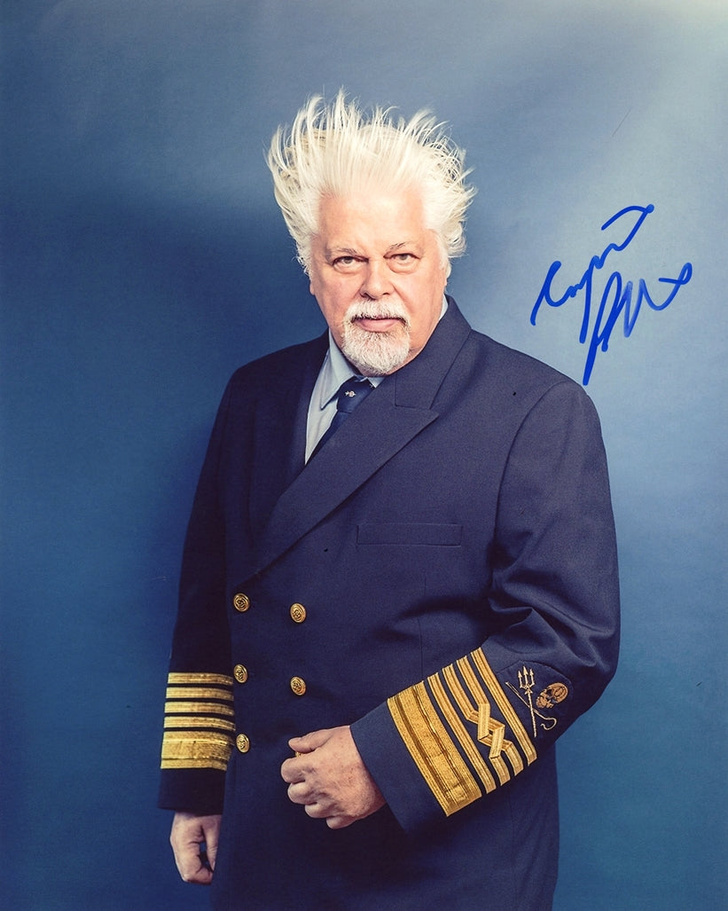 Capt. Paul Watson Signed 8x10 Photo - Video Proof