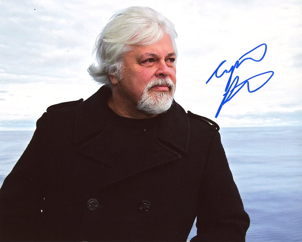 Capt. Paul Watson Signed 8x10 Photo - Video Proof