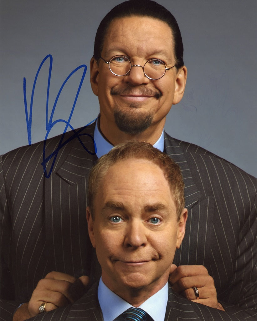 Penn Jillette Signed 8x10 Photo