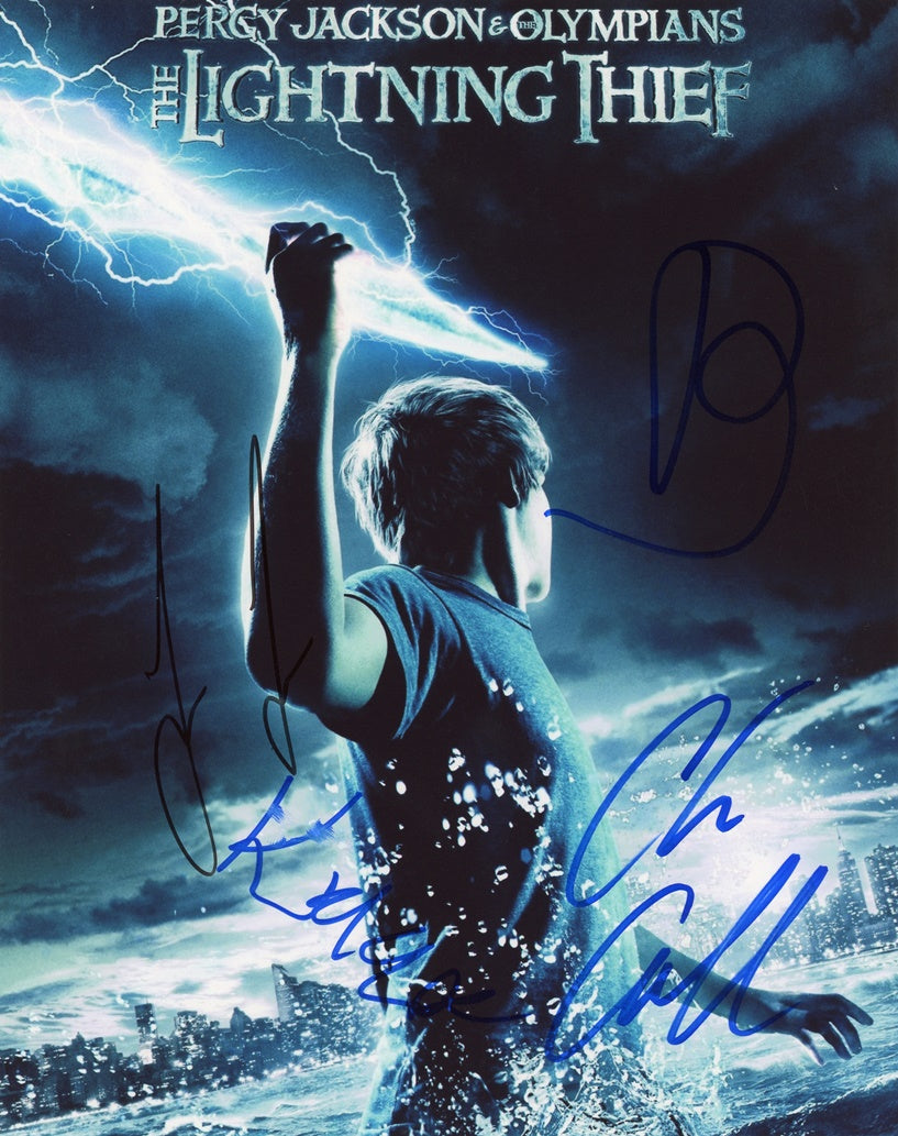 Percy Jackson Signed 8x10 Photo