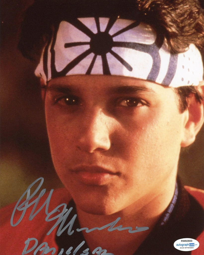 Ralph Macchio Signed 8x10 Photo - Proof