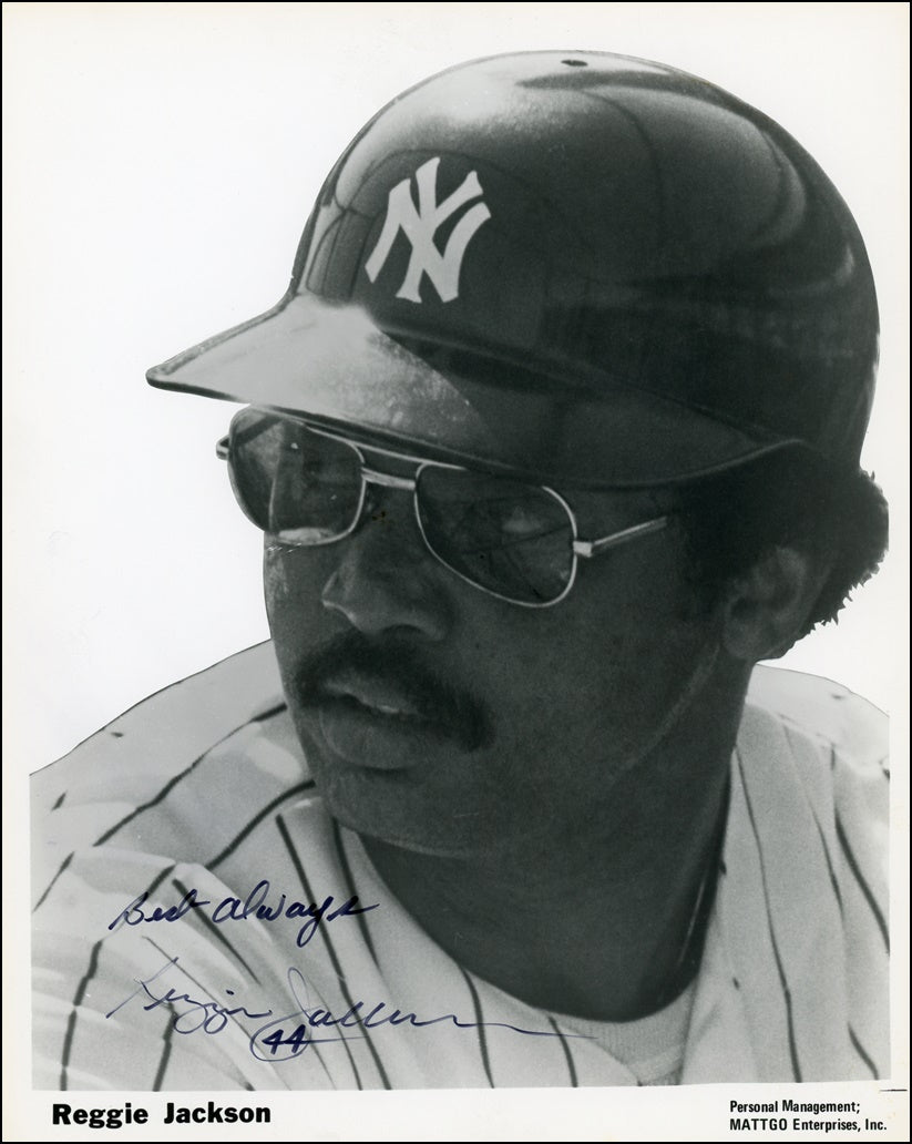 Reggie Jackson Signed 8x10 Photo