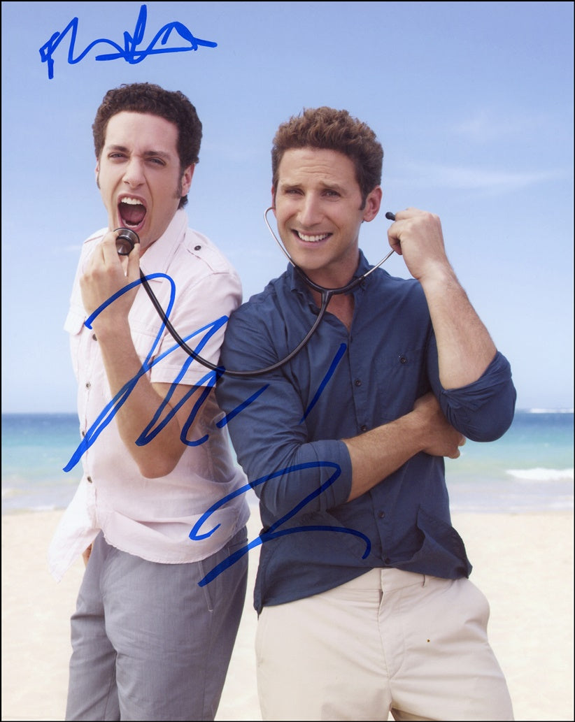 Mark Feuerstein & Paulo Costanzo Signed 8x10 Photo