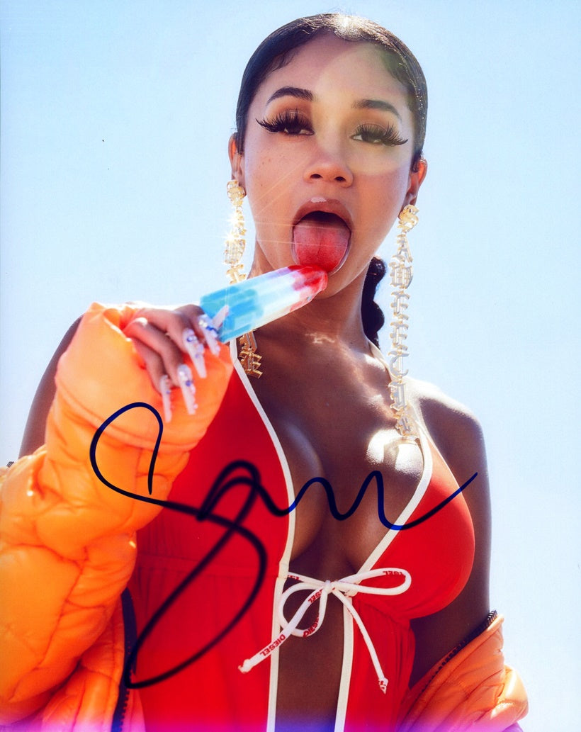 Saweetie Signed 8x10 Photo