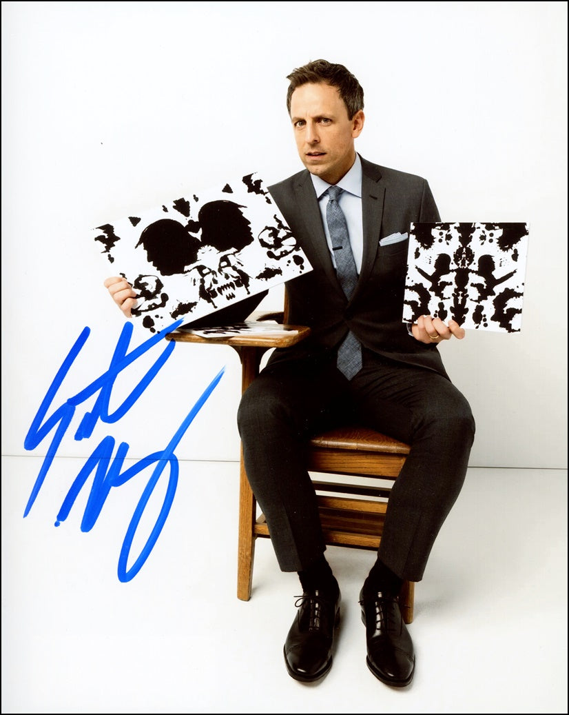 Seth Meyers Signed 8x10 Photo