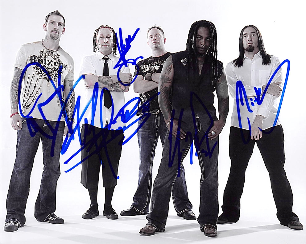 Sevendust Signed 8x10 Photo