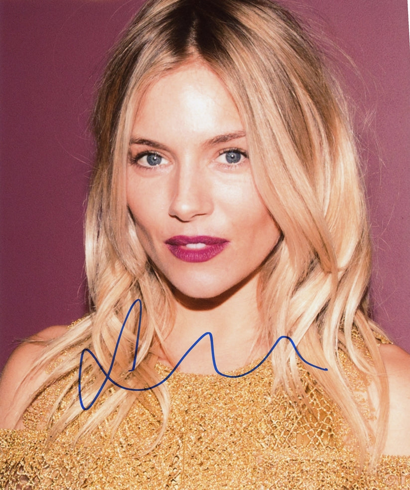 Sienna Miller Signed 8x10 Photo - Video Proof