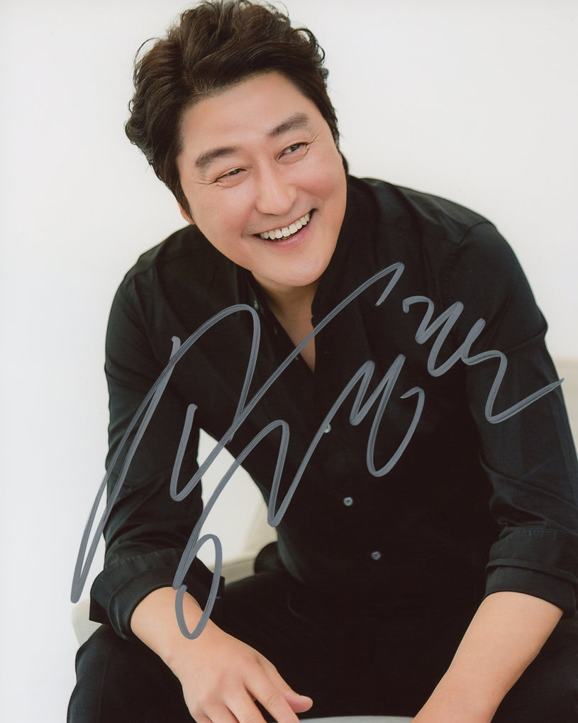 Song Kang-ho Signed 8x10 Photo - Video Proof