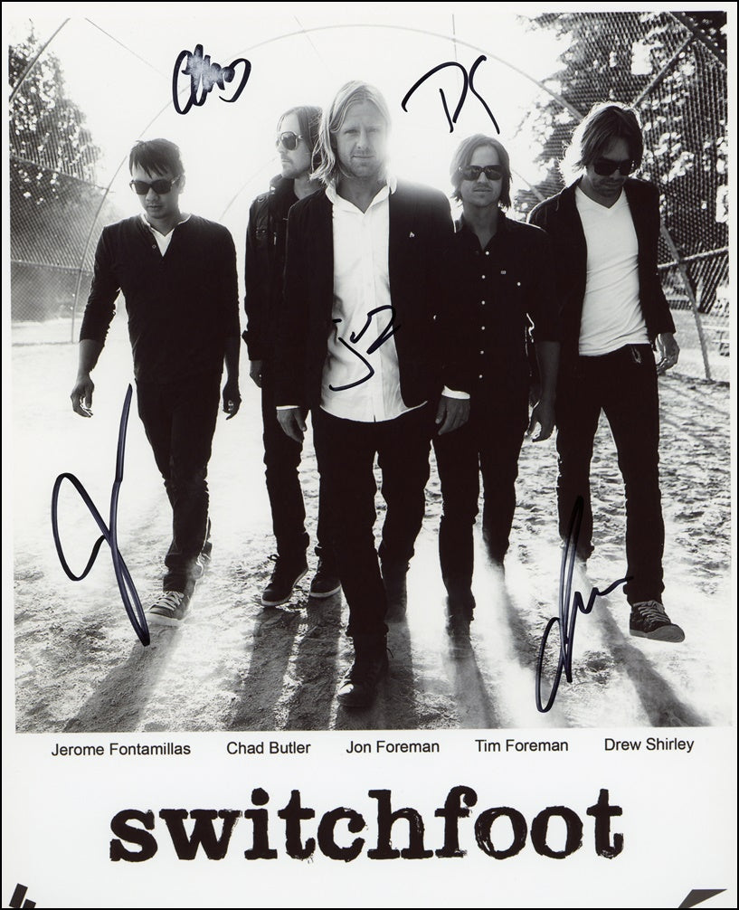 Switchfoot Signed 8x10 Photo