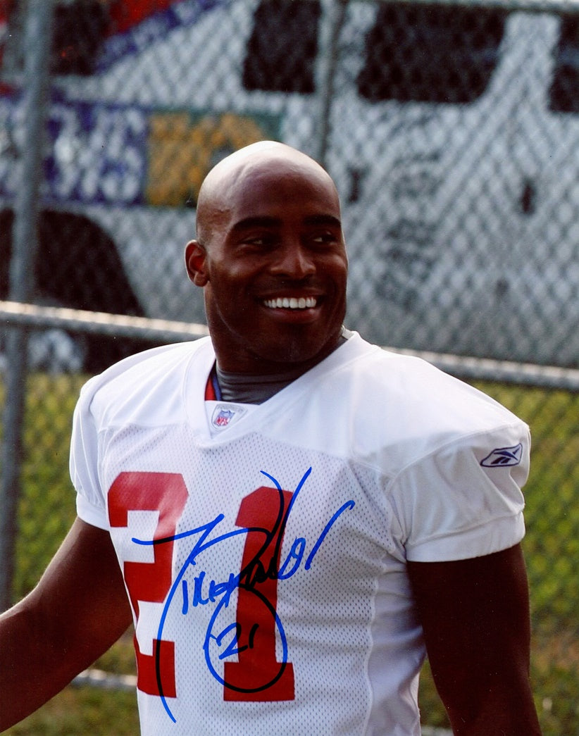 Tiki Barber Signed 8x10 Photo