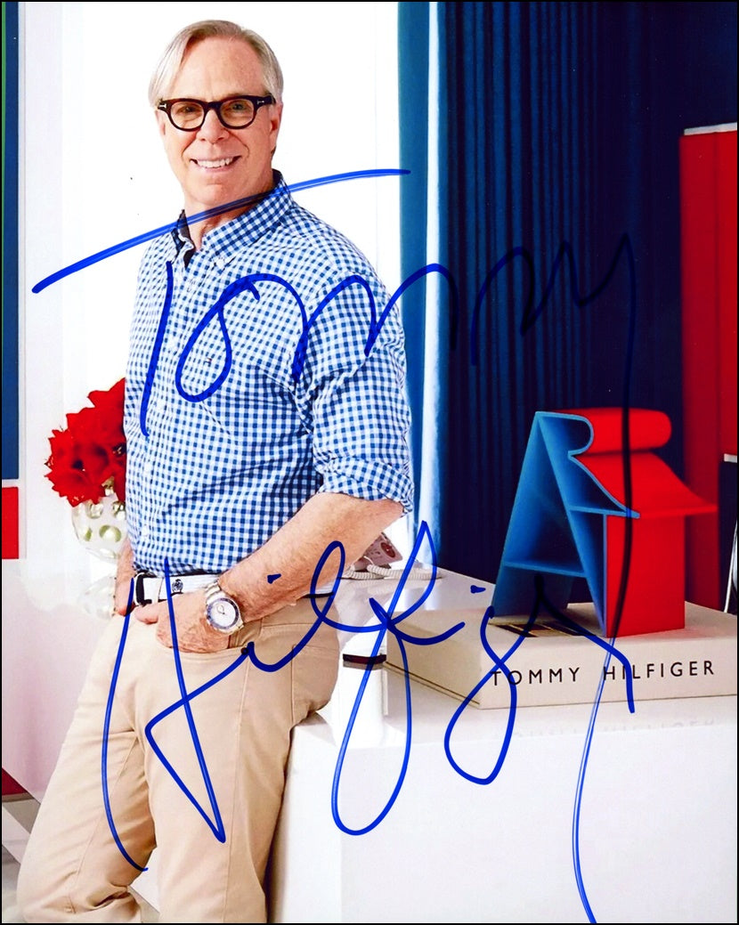 Tommy Hilfiger Signed 8x10 Photo