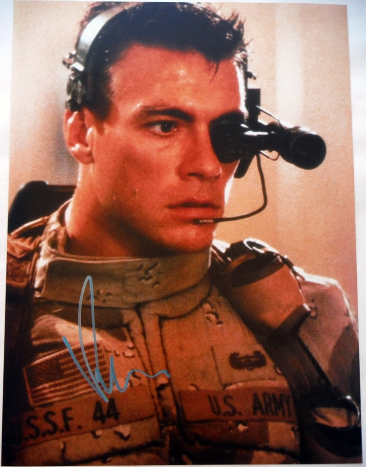 Jean-Claude Van Damme Signed 12x16 Photo