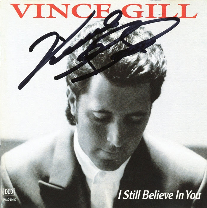 Vince Gill Signed CD Booklet