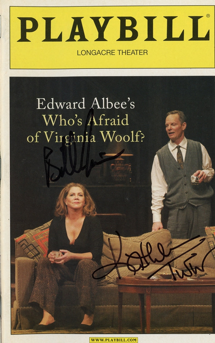 Kathleen Turner & Bill Irwin Signed Playbill