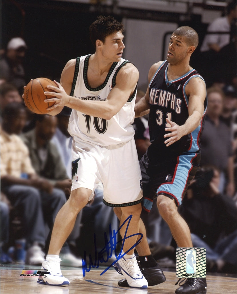 Wally Szczerbiak Signed 8x10 Photo