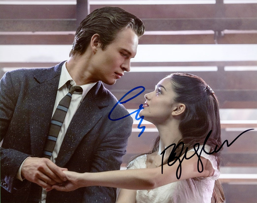 Rachel Zegler & Ansel Elgort Signed 8x10 Photo