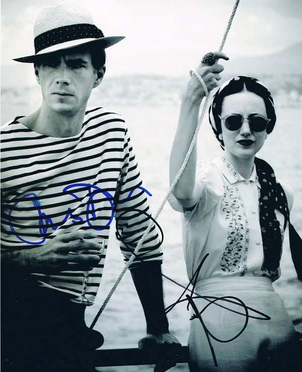 Andrea Riseborough & James D'Arcy Signed 8x10 Photo - Video Proof